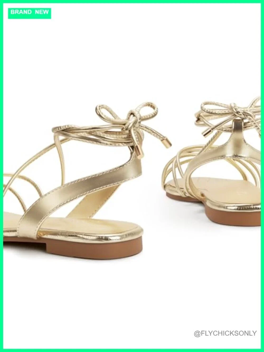 Women's Strappy Lace Up Gladiator Flat Sandals Open Toe